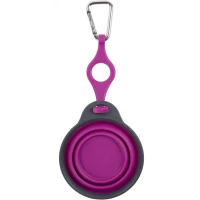 DEXAS Travel Cup Bottle Holder & Carabiner Дорожня складна миска з кріпленням на пляшку
