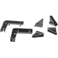 FERPLAST L326-Corners Black F/k.d.cages Набір куточків і засувок для кліток для кроликів та морських свинок