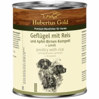 HUBERTUS GOLD Влажный корм для взрослых собак всех пород (с птицей, рисом, яблоками и грушей)