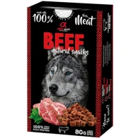 ALPHA SPIRIT Beef Natural Snacks Напіввологі ласощі для дорослих собак всіх порід (з яловичиною)