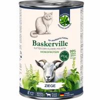 BASKERVILLE FOS Holistic Вологий корм для стерилізованих та малорухливих котів (з козою)