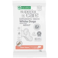 NATURE'S PROTECTION Superior Care White Dogs Clear Vision Ласощі для дорослих собак із білим забарвленням (з лососем)