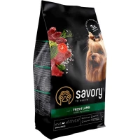 SAVORY Small Breeds Rich in Fresh Lamb Сухий корм для собак гурманів малих порід (з ягням)