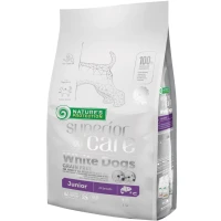 NATURE'S PROTECTION Superior Care White Dogs Grain Free Сухий корм для цуценят усіх порід з білим забарвленням (з лососем)