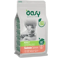 OASY Lifestage Adult Сat Sterilized Сухий корм для дорослих стерилізованих котів (з лососем)