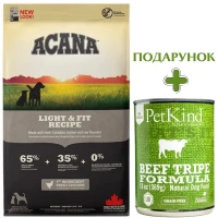 ACANA Light&Fit Recipe Сухий корм для підтримки здорової ваги тіла дорослих собак всіх порід (з куркою)