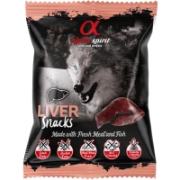 ALPHA SPIRIT Dog Snacks Liver Полувлажное лакомство для собак (кубики с печенью)