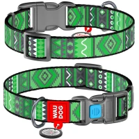 COLLAR WAUDOG Nylon XL Нашийник для собак з QR-паспортом "Етно"