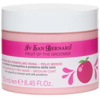 IV SAN BERNARD Frutta Pink Grapefruit Маска для середньошерстих котів та собак (з екстрактом грейпфрута та протеїнами шовку)