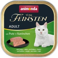 ANIMONDA Vom Feinsten Adult Влажный корм для взрослых котов (с индейкой и кроликом)