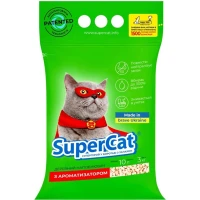 SUPER CAT Стандарт Деревний наповнювач для котячих туалетів (з ароматизатором)