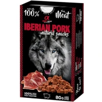ALPHA SPIRIT Dog Iberian Pork Natural Snacks Напіввологі ласощі для дорослих собак всіх порід (з іберійською свининою)