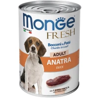 MONGE Dog Fresh Вологий корм для дорослих собак усіх порід (з качкою)