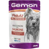 MONGE GEMON Dog Wet Adult Вологий корм для дорослих собак усіх порід (з лососем)