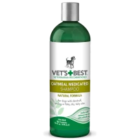 VET`S BEST Oatmeal Med Shampoo Шампунь для собак з сухою шкірою