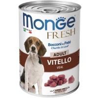 MONGE Dog Fresh Вологий корм для дорослих собак усіх порід (з телятиною)