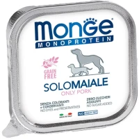 MONGE SDE Dog 100% Влажный корм для взрослых собак всех пород (со свининой)