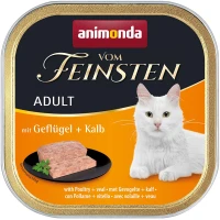 ANIMONDA Vom Feinsten Adult Вологий корм для дорослих котів (з птицею та телятиною)
