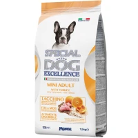 MONGE SDE Dog Mini Adult Сухий корм для дорослих собак міні порід (з індичкою та рисом)