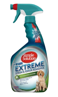 SIMPLE SOLUTION Extreme Stain & Odor Remover Spring Breeze Scent Надпотужний засіб з ароматом весняної свіжості для нейтралізації запахів та видалення плям від життєдіяльності домашніх тварин