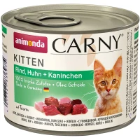 ANIMONDA Carny Kitten Вологий корм для кошенят (з яловичиною, куркою та кроликом)