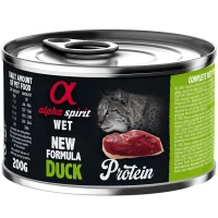 ALPHA SPIRIT Duck Protein for Adult Cat Вологий корм для дорослих котів усіх порід (з качкою)