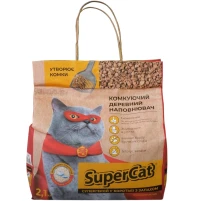 SUPER CAT Наповнювач деревний для котячих туалетів