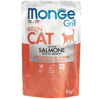 MONGE Cat Grill Kitten Вологий корм для кошенят (з лососем)