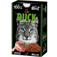ALPHA SPIRIT Cat Duck Natural Snacks Напіввологі ласощі для дорослих котів всіх порід (з качкою)