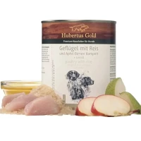 HUBERTUS GOLD Вологий корм для дорослих собак всіх порід (з птицею, рисом, яблуками та грушею)