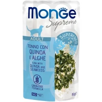 MONGE Cat Adult Вологий корм для дорослих котів (з тунцем, кіноа та морськими водоростями)