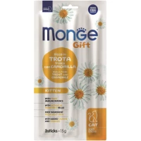 MONGE Gift Cat Kitten Ласощі для кошенят (з фореллю та ромашкою)