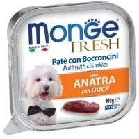 MONGE Dog Fresh Вологий корм для дорослих собак усіх порід (з качкою)