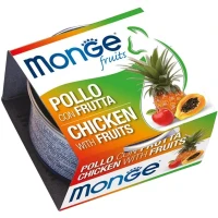 MONGE Cat Adult Вологий корм для дорослих котів (з куркою та фруктами)