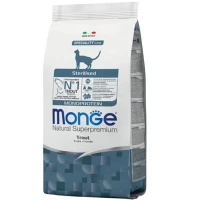 MONGE Cat Monoprotein Sterilised Сухий корм для дорослих стерилізованих котів (з фореллю)
