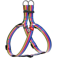 COLLAR WAUDOG Nylon Шлея для собак з QR паспортом "Лінія"