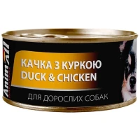 ANIMALL Вологий корм для дорослих собак усіх порід (з качкою в ніжному желе)