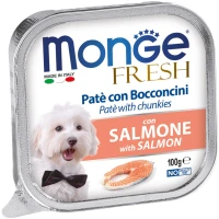 MONGE Dog Fresh Вологий корм для дорослих собак усіх порід (з лососем)