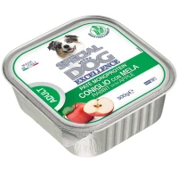 MONGE SDE Dog Fruit Влажный корм для взрослых собак всех пород (с кроликом и яблоками)