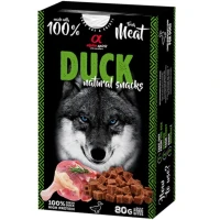ALPHA SPIRIT Dog Duck Natural Snacks Напіввологі ласощі для дорослих собак всіх порід (з качкою)
