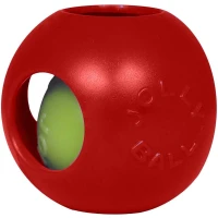 JOLLY PETS Teaser Ball Red Іграшка для собак М'яч подвійний
