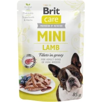 BRIT CARE Mini Fillets In Gravy Вологий корм для дорослих собак (з філе ягняти в соусі)