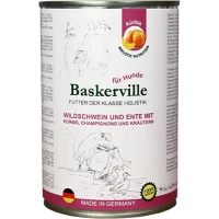 BASKERVILLE Влажный корм для взрослых собак всех пород (с мясом кабана, уткой и тыквой)