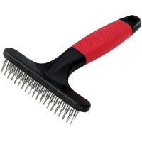 FERPLAST Gro 5874 Гребінець-граблі для собак та котів з обертовими зубцями