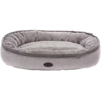 HARLEY AND CHO Лежанка для собак Donut Soft Touch Gray