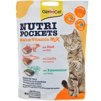 GIMCAT Nutri Pockets Malt & Vitamin Mix Ласощі для котів з мультивітамінним міксом
