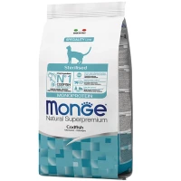 MONGE Cat Sterilised Сухий корм для дорослих стерилізованих котів (з тріскою)