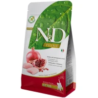FARMINA Сat N&D Kitten Grain Chicken and Pomegranate Беззерновий сухий корм для кошенят, вагітних і лактуючих кішок (з куркою і гранатом)