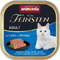 ANIMONDA Vom Feinsten Adult Вологий корм для дорослих котів (з лососем та креветками)