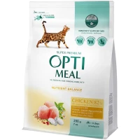 OPTIMEAL Сухий корм для дорослих котів (з куркою)